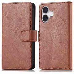 imoshion Luxuriöse Klapphülle Apple iPhone 16 - Braun