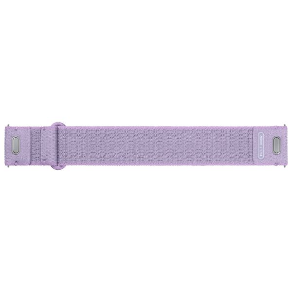 Samsung Originales Feather Fabric Armband für die Samsung Galaxy Watch 4 / 5 / 6 / 7 - 20 mm - S/M - Lavendel