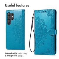 imoshion Mandala Klapphülle Samsung Galaxy S24 Ultra - Türkis