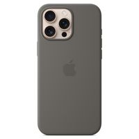 Apple Silikon-Case MagSafe für das Apple iPhone 16 Pro Max - Stone Gray