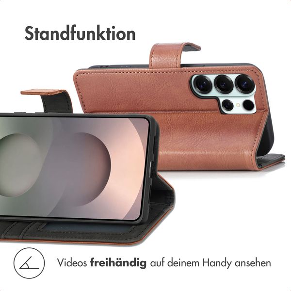 imoshion Luxuriöse Klapphülle Samsung Galaxy S26 Ultra - Braun