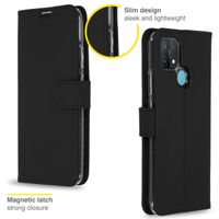 Accezz Wallet TPU Klapphülle Oppo A15 - Schwarz