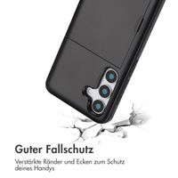 imoshion Backcover mit Kartenfach für das Samsung Galaxy S25 - Schwarz