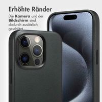 Accezz 2-in-1 Klapphülle aus Leder mit MagSafe Apple iPhone 15 Pro - Onyx Black