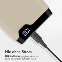 imoshion Powerbank - 20.000 mAh - Schnelles Aufladen und Power Delivery - Sandstone