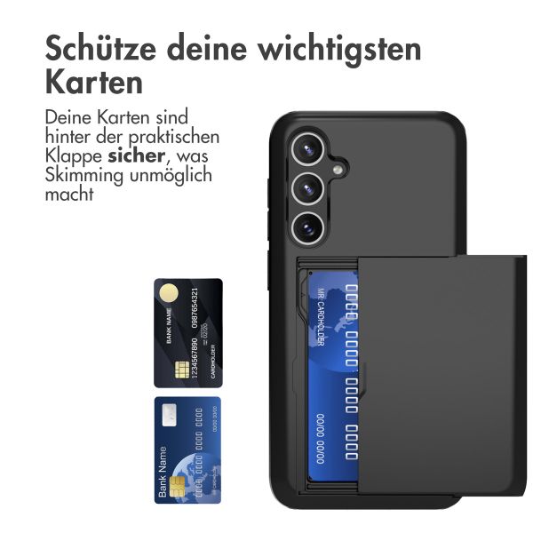 imoshion Backcover mit Kartenfach für das Samsung Galaxy S23 FE - Schwarz