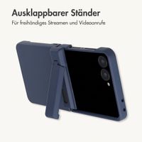 imoshion Color Backcover mit Ständer Samsung Galaxy Z Flip 8 - Dunkelblau