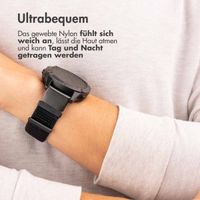 imoshion QuickFit® Nylon Armband -   Garmin 20 mm Anschluss - Größe L/XL - Schwarz