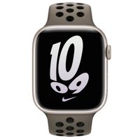 Apple Nike Sport Armband für das  Apple Watch Series 1 t/m 11 / SE / Ultra (44/45/46/49 mm) - Olive Grey / Black