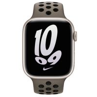 Apple Nike Sport Band für das Apple Watch Series 1-10 / SE / Ultra (2) - 42/44/45/46/49 mm - Olive Grey / Black