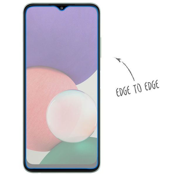 Accezz Glass Screenprotector + Applicator für das Samsung Galaxy A22 (5G)