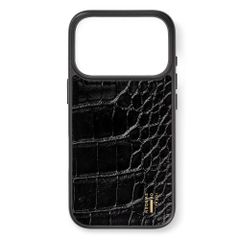 iDeal of Sweden MagSafe-Hülle aus veganem Leder Apple iPhone 18 Pro / 17 Pro - Black Croco