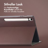 Accezz Classic Tablet Case Samsung Galaxy Tab S10 Ultra / Tab S9 Ultra - Braun
