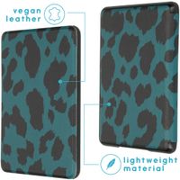 imoshion Design Slim Hard Case Klapphülle Amazon Kindle 10 - Green Leopard