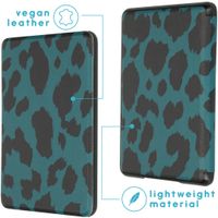 imoshion Design Slim Hard Case Sleepcover für das Amazon Kindle 10 - Green Leopard