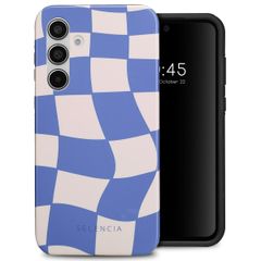 Selencia Vivid Tough Back Cover für das Samsung Galaxy A55 - Groovy Sapphire Blue