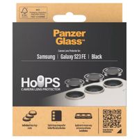 PanzerGlass Kameraprotektor Hoops Optic Rings für das Samsung Galaxy S23 FE