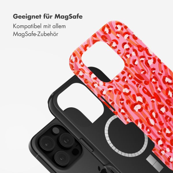 Selencia Vivid Tough Back Cover mit MagSafe für das iPhone 16 Pro - Wild Spots Lipstick