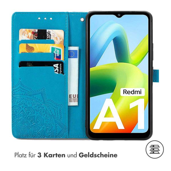 imoshion Mandala Klapphülle für das Xiaomi Redmi A1 / A2 - Türkis