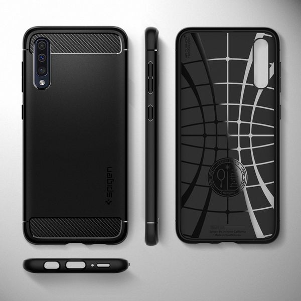 Spigen Rugged Armor Case Schwarz für das Samsung Galaxy A50 / A30s