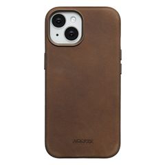 Accezz Vintage Leather Magsafe Backcover Apple iPhone 15 - Rustic Brown