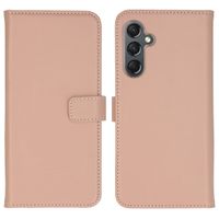 Selencia Echtleder Klapphülle für das Samsung Galaxy A25 (5G) - Dusty Pink