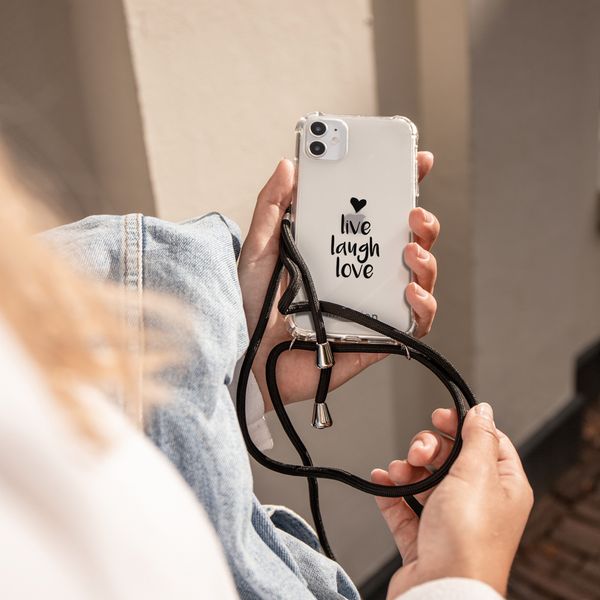 imoshion Design Hülle mit Band für das Samsung Galaxy A52(s) (5G/4G) - Live Laugh Love