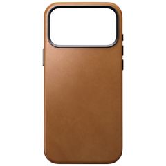 Nomad Traditional Leather Backcover mit MagSafe Apple iPhone 18 Pro Max - English Tan