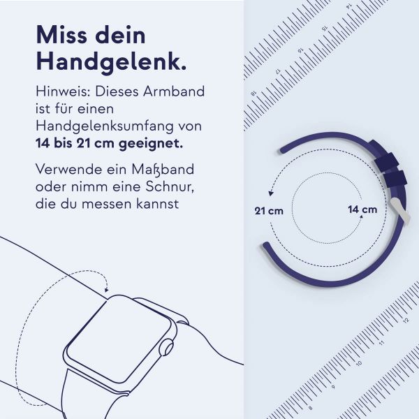 imoshion Flexibles Silikonarmband - Universeller 20-mm-Anschluss - Dunkelgrün