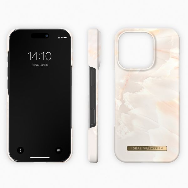 iDeal of Sweden Fashion Back Case Apple iPhone 16 Pro - Rose Pearl Marble