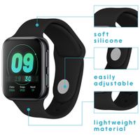 imoshion Silikonband für die Oppo Watch 41 mm - Schwarz