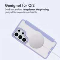 imoshion Transparente Bookcase mit MagSafe Samsung Galaxy S26 Ultra - Lila