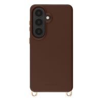 Selencia Rivièra Backcover mit MagSafe mit abnehmbaren Haken Samsung Galaxy S26 - Choco Brown