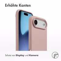 Accezz Liquid Silikoncase mit MagSafe Apple iPhone Air - Rosa