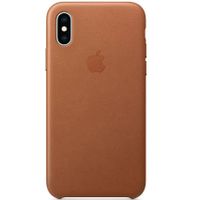 Apple Leder-Case Braun für das iPhone Xs