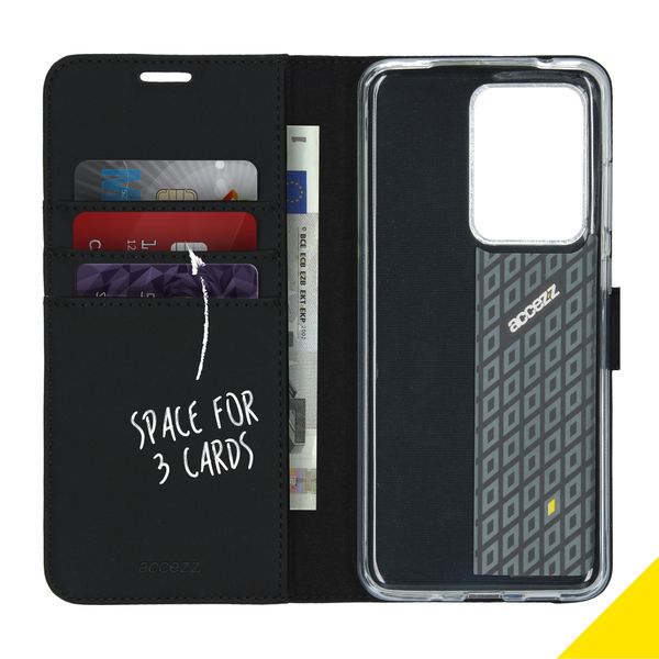 Accezz Wallet TPU Klapphülle Samsung Galaxy S20 Ultra - Schwarz