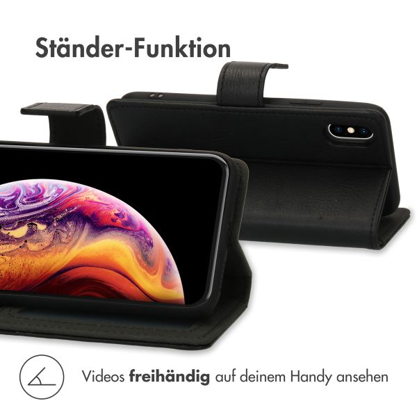 imoshion Luxuriöse Klapphülle Apple iPhone X / Xs - Schwarz