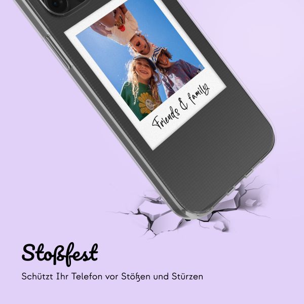 Hülle mit eigenem Foto und/oder Text Apple iPhone 12 (Pro) - Polaroid
