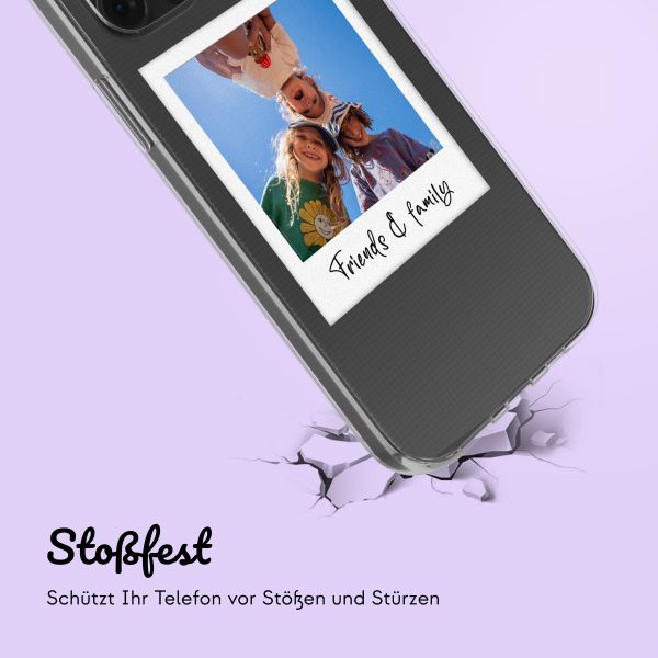 Personalisierte Hülle mit Polaroid iPhone 11 - Transparent