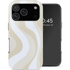 Selencia Vivid Back Cover Apple iPhone 18 Pro / 17 Pro - Desert Waves Beige
