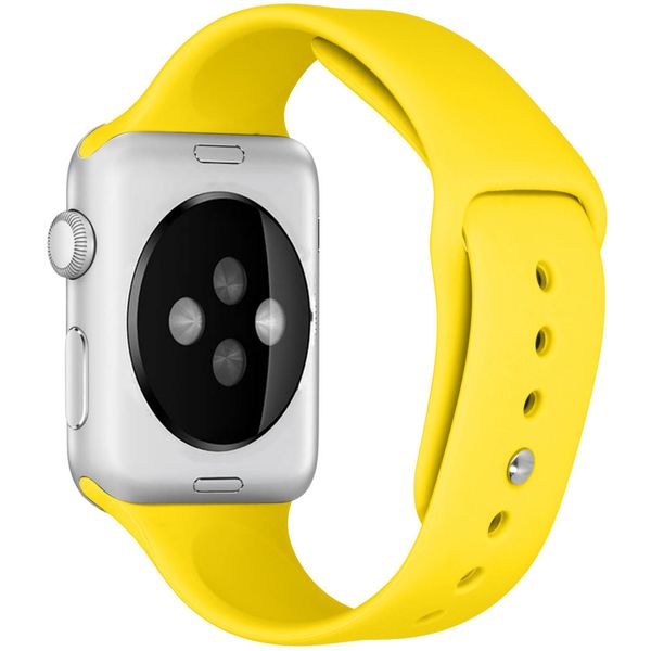 imoshion Silikonband für die Apple Watch Series 1 bis 10 / SE / Ultra (2) (44/45/46/49 mm) - Gelb