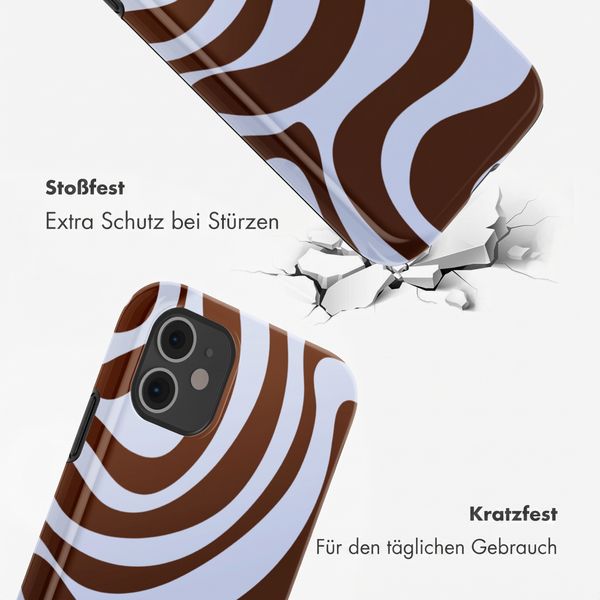 Selencia Vivid Back Cover Apple iPhone 11 - Dream Swirl Chocolate