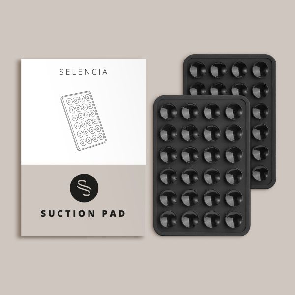 Selencia ﻿2er-Pack Telefonhalter Saugnapf - Schwarz