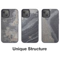Woodcessories Bumper Case MagSafe Apple iPhone 14 - Real Slate Stone