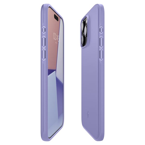 Spigen Thin Fit™ Hardcase für das Apple iPhone 15 Pro Max - Iris Purple