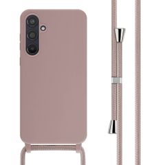 imoshion SilikonHülle mit Band Samsung Galaxy A55 - Sand Pink
