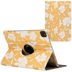 imoshion 360° drehbare Design Klapphülle Apple iPad Pro 12.9 (2018/2020/2021/2022) - Yellow Flowers