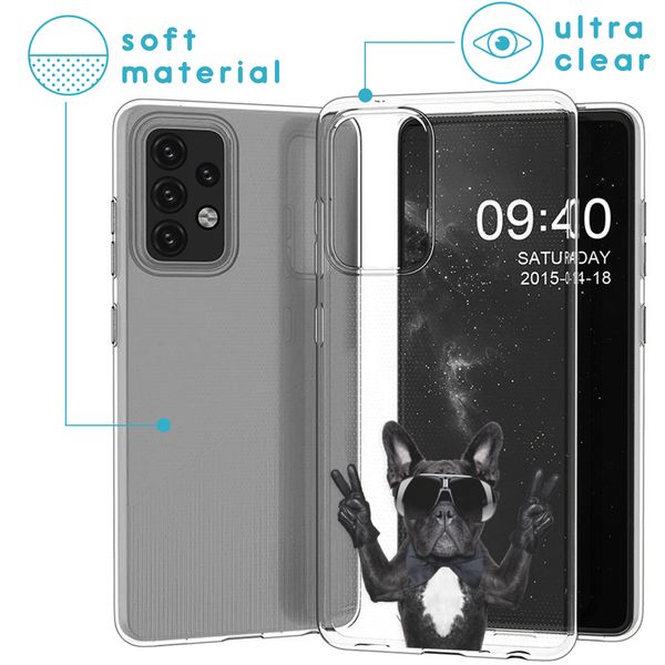 imoshion Design Hülle für das Samsung Galaxy A52(s) (5G/4G) - Cool Bulldog