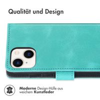 imoshion Klapphülle mit Kordel Apple iPhone 15 - Türkis