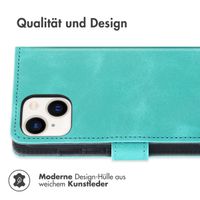 imoshion Klapphülle mit Kordel für das iPhone 15 - Türkis